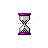 Magenta Hourglass (Not Animated).cur Preview