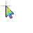rainbow splatter select.cur Preview