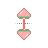 Strawberry Mocha Vertical Resize.cur Preview