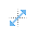 bluearrow diag2.cur Preview
