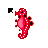 Red Working in Background Saski seahorse.ani Preview