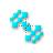 Pixel'd So Sky Diagonal Resize.cur Preview