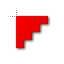 Pixel'd Quite Red Pointer.cur HD version