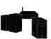 Custom Computer Black Icon Set thumbnail