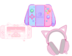 Cute Pink Devices Pixel Icon Set thumbnail