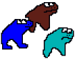 Horse Race Test Main Horses Icon Set thumbnail