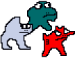 Horse Race Test Nightmare Horses Icon Set thumbnail