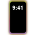 Rainbow Mobile Phone Warm White Glow.png Preview