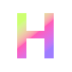 Rainbow Letter H.png Preview