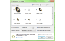 Converting speaker 3D model to icon