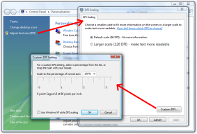 Switching DPI in Windows Vista Switching DPI in Windows Vista