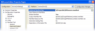 Merging manifests in VS 2005. Merging manifests in VS 2005.