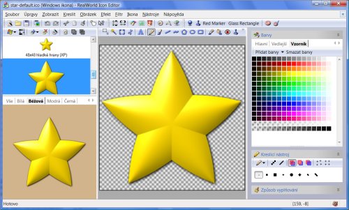 Color swatches in RealWorld Icon Editor